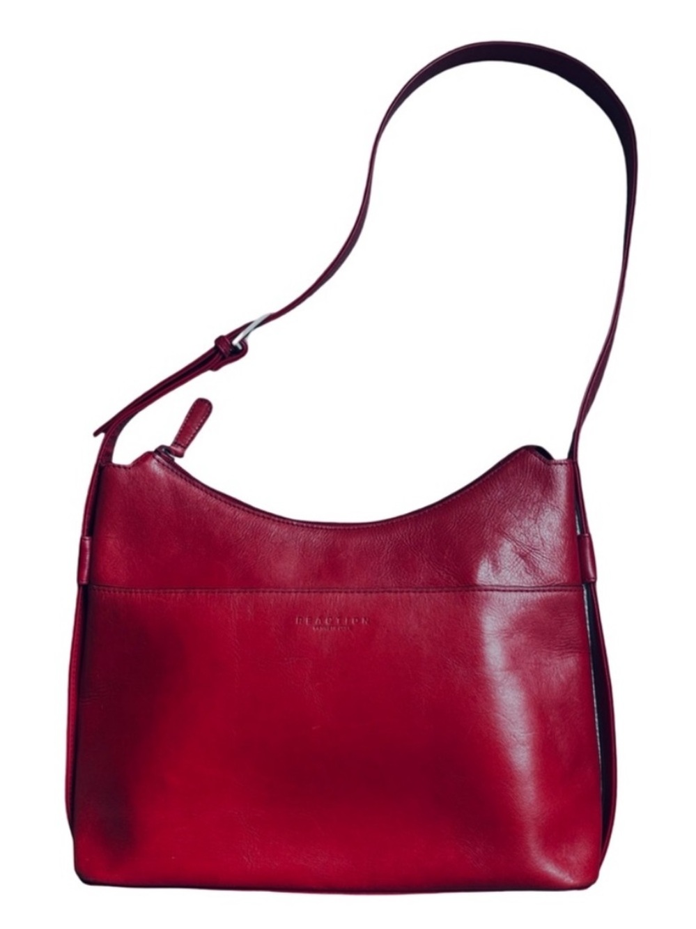 🍓Kenneth Cole Reaction Y2K Leather Shoulder Bag in Strawberry